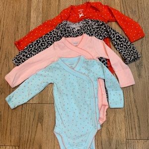 Carter’s newborn onesies